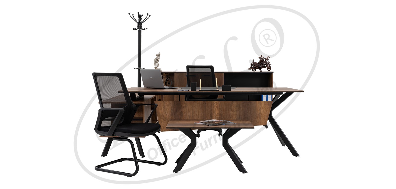 Fly Masa Takımı [Sağ Etajerli] - Ofis mobilyası - Ofis mobilyaları